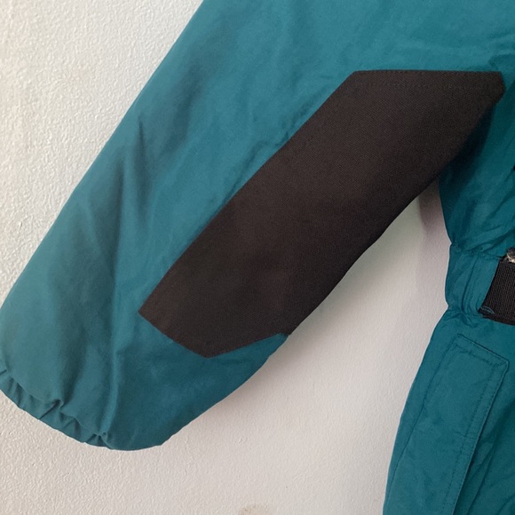 Ski Suit Vtg One Piece Snowsuit Snow Bib retro Inside Edge Girl/Boy Kid sz 10/12 - Picture 5 of 10